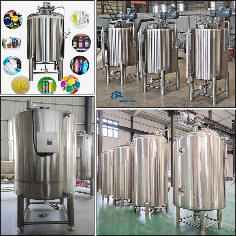Bồn trộn nhũ hóa mỹ phẩm
