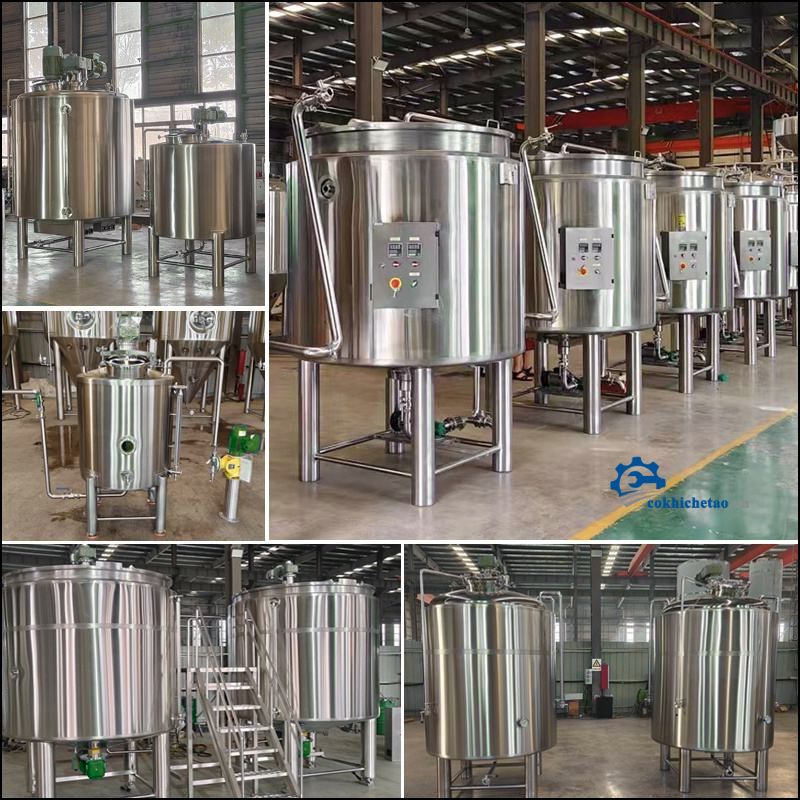 Bồn trộn nhũ hóa mỹ phẩm công nghiệp