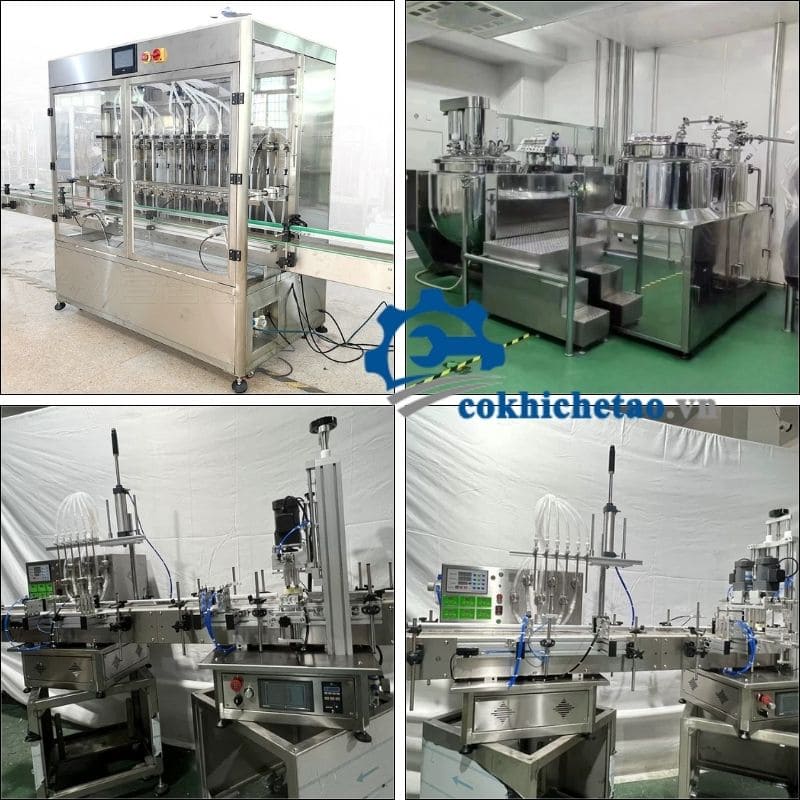 Cung cấp dây chuyền chiết rót mỹ phẩm 