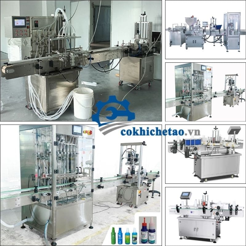Bán dây chuyền chiết rót mỹ phẩm