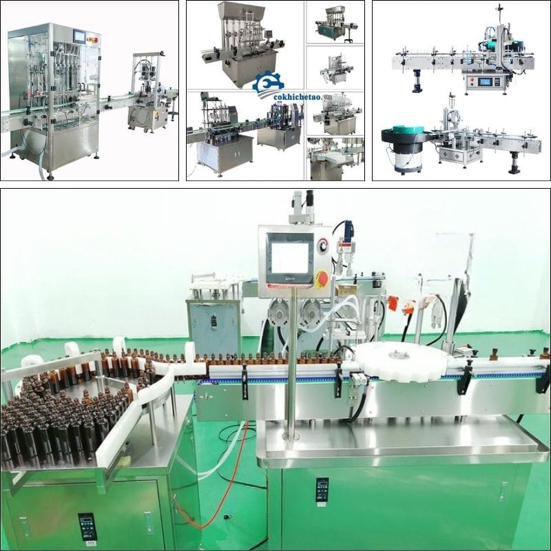 Dây chuyền chiết rót mỹ phẩm