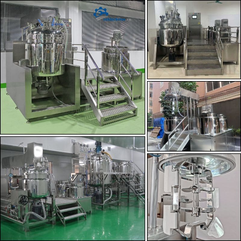 Bồn khuấy trộn nhũ hóa