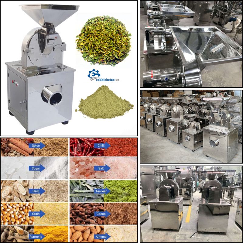 Máy xay bột khô giá rẻ Máy xay bột khô giá rẻ