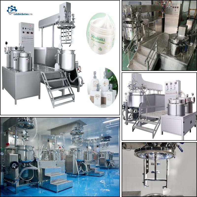 Máy nhũ hóa mỹ phẩm chân không Máy nhũ hóa mỹ phẩm chân không