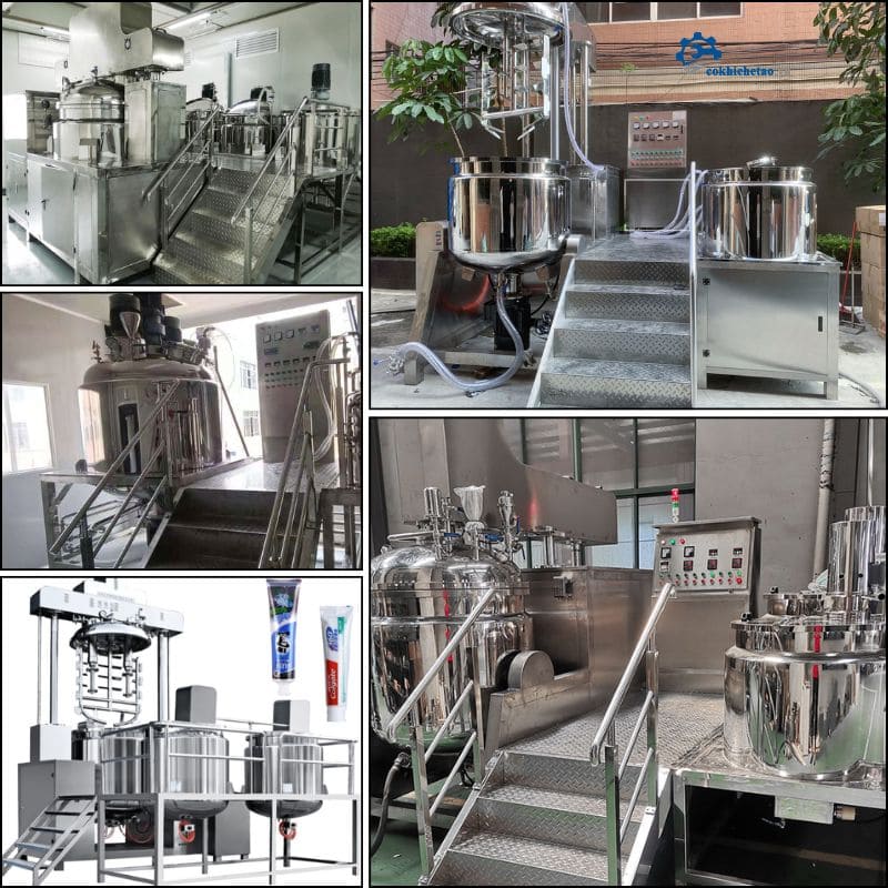 Thiết bị khuấy trộn hút chân không mỹ phẩm Thiết bị khuấy trộn hút chân không mỹ phẩm